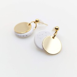 Honeyandmilk - Boucles d'oreilles Pastille
