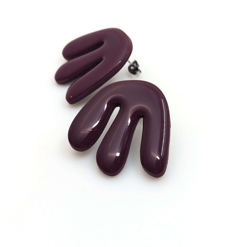 Honeyandmilk - Boucles d'oreilles FLORA grandes plantes