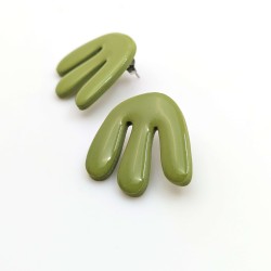 Honeyandmilk - Boucles d'oreilles FLORA grandes plantes