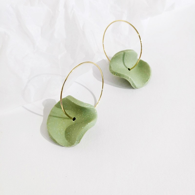 Honeyandmilk - Créoles Mini Vague Automne