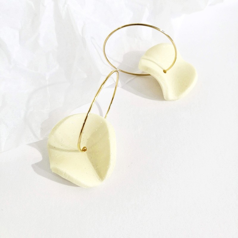 Honeyandmilk - Créoles Mini Vague Automne