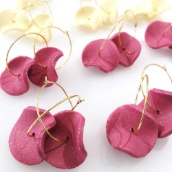 Honeyandmilk - Créoles Mini Vague Automne