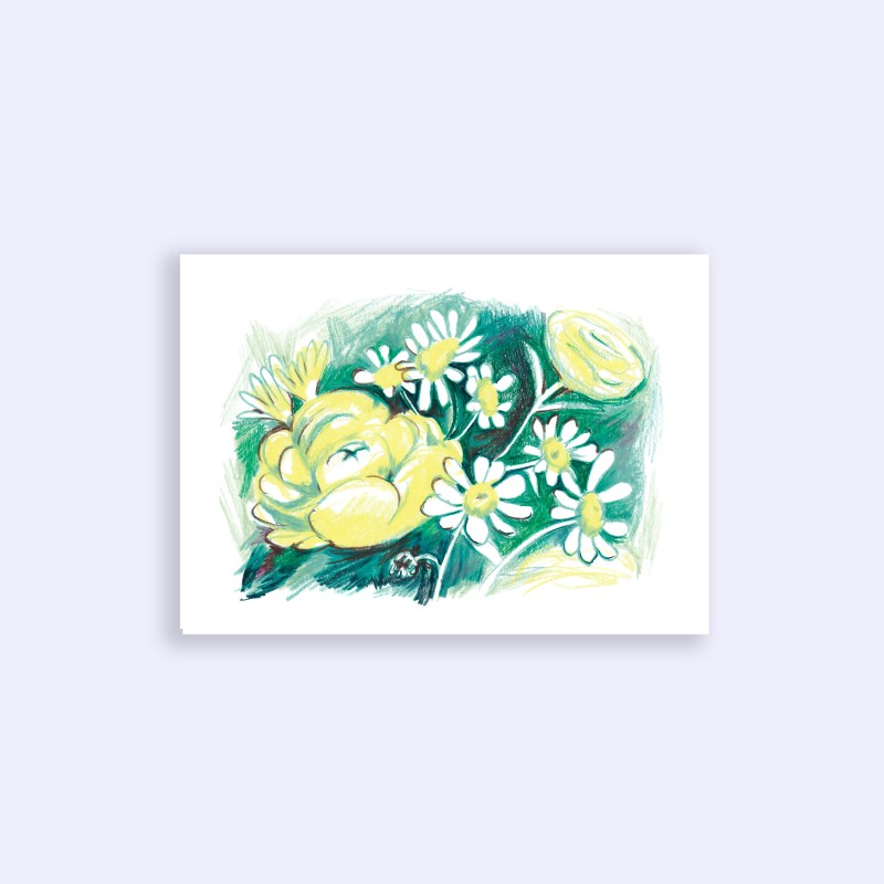 Julia Riffiod - Fleurs Jaunes