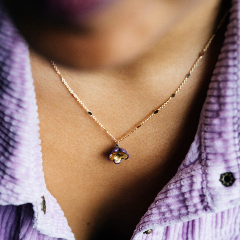 Anne-Lise Pichon - Boucles d'oreilles Bouton d'Or