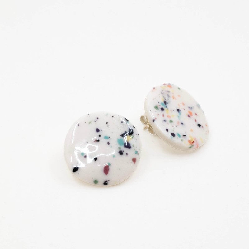 Anne-Lise Pichon - Boucles d'oreilles Miettes grandes