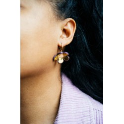 Anne-Lise Pichon - Boucles d'oreilles Bouton d'Or