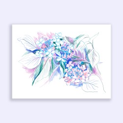 Julia Riffiod - Les Hortensias