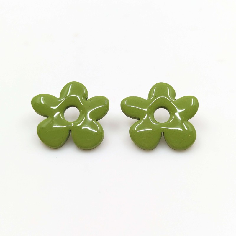 Honeyandmilk - Boucles d'oreilles FLORA grandes fleurs