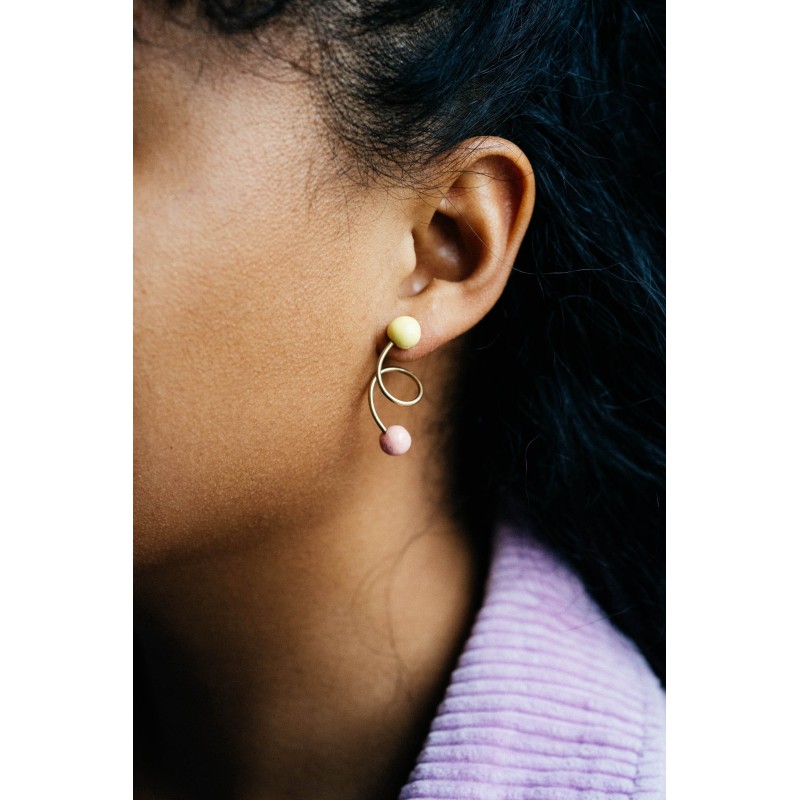 Anne-Lise Pichon - Boucles d'oreilles Twist