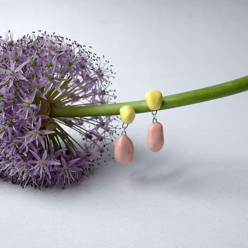 Anne-Lise Pichon - Boucles d'oreilles Bijoux Cailloux